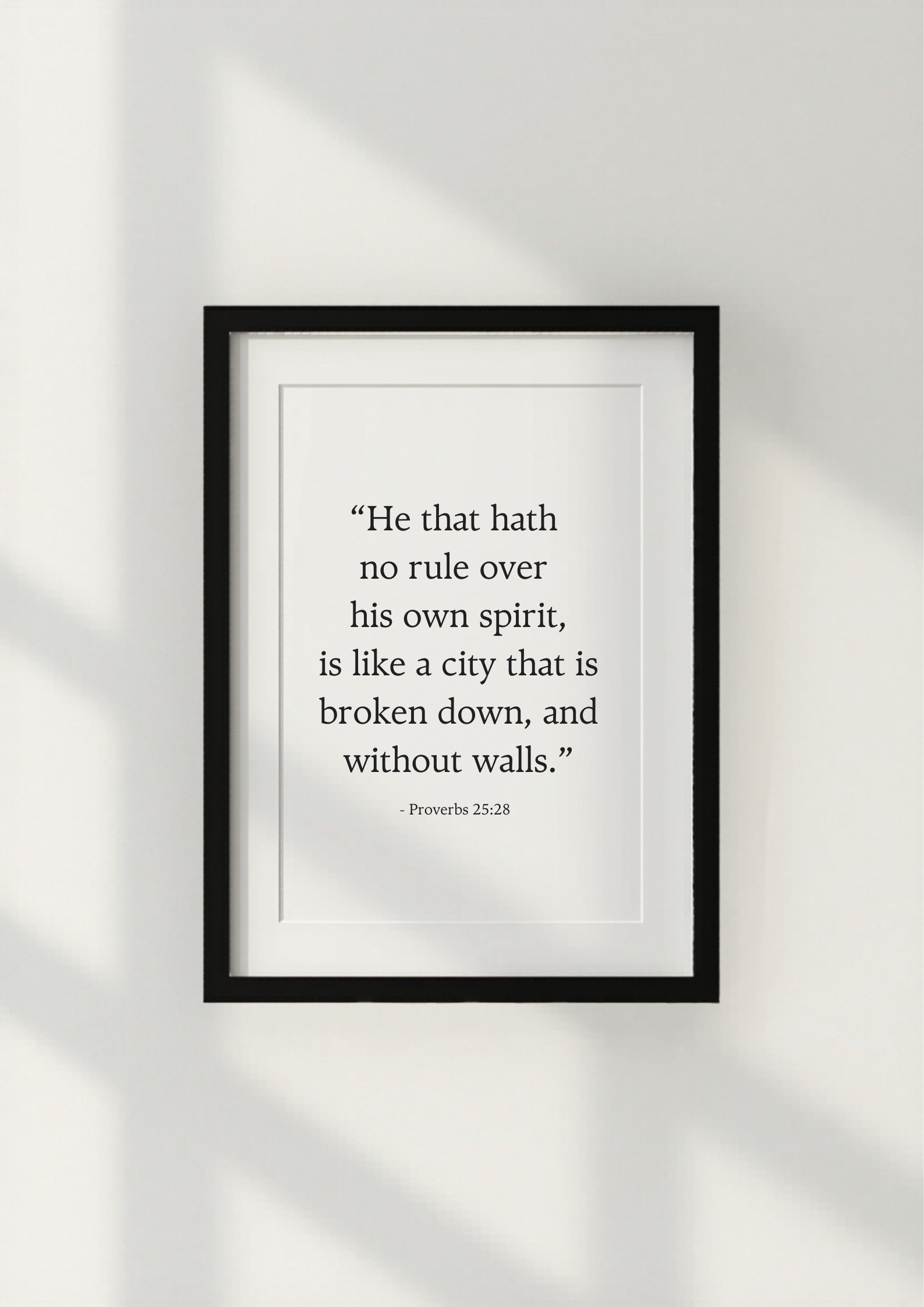 Proverbs 25:28 – Black frame mockup 3