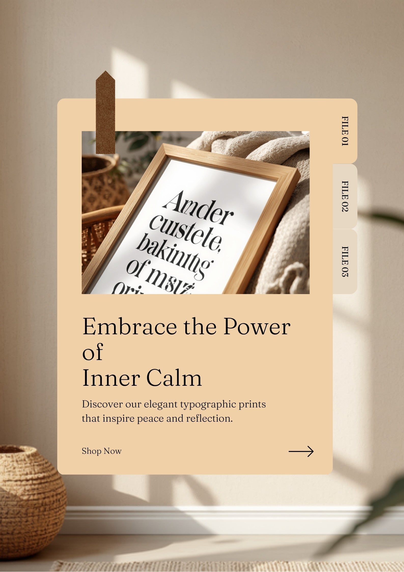 Proverbs 16:32 – Wood frame mockup 1