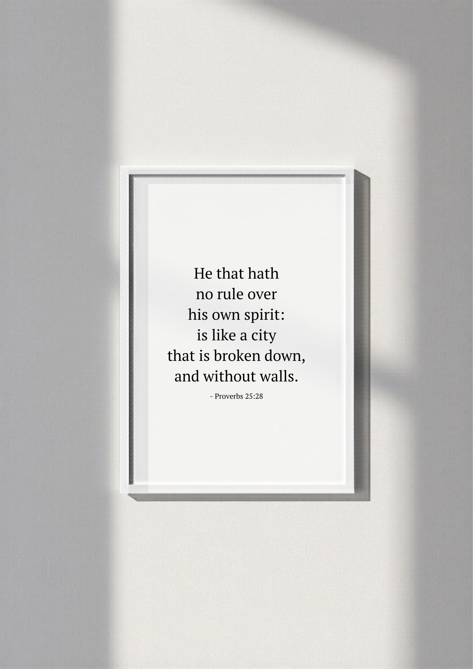 Proverbs 25:28 – White frame mockup 2