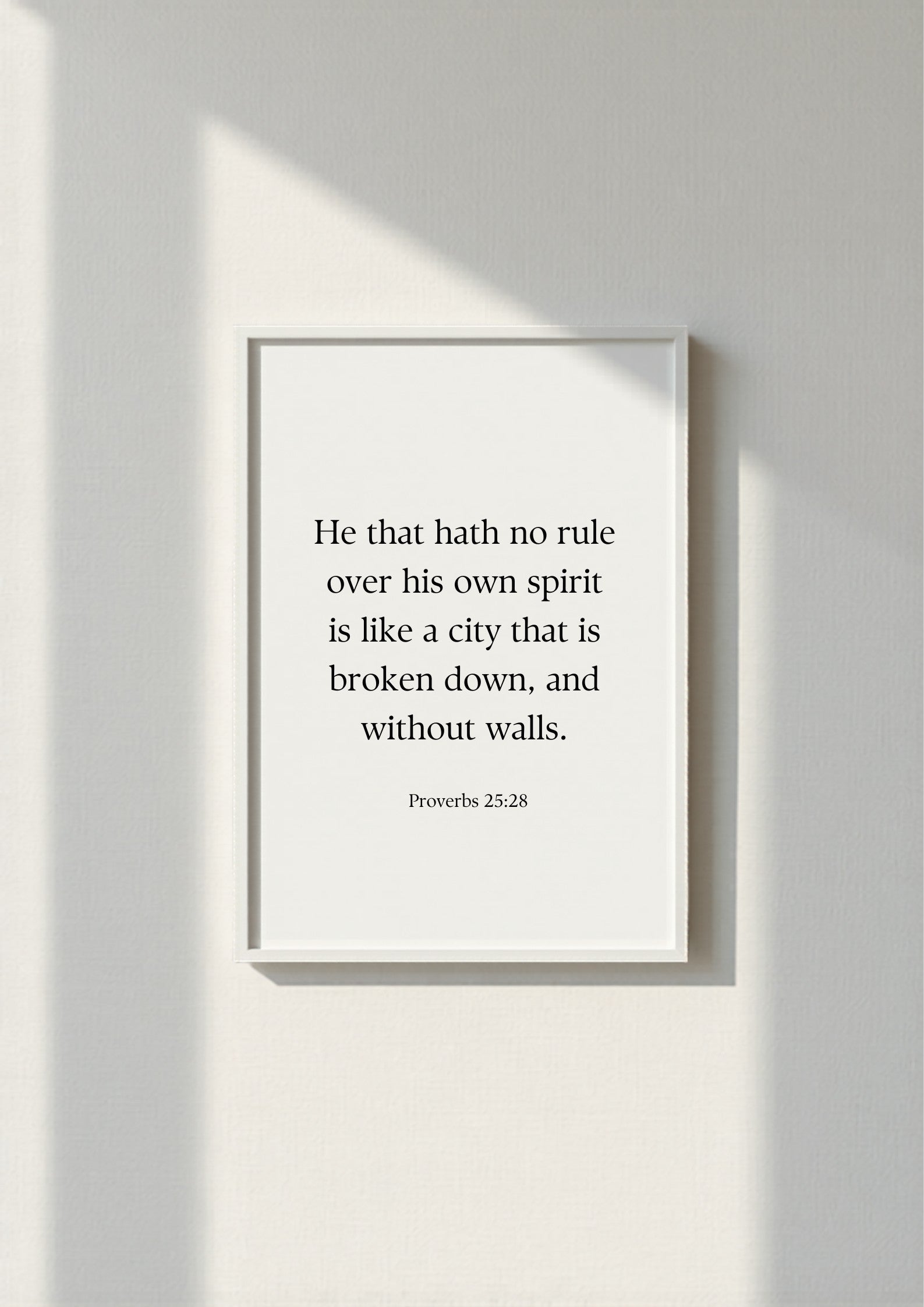 Proverbs 25:28 – White frame mockup 1
