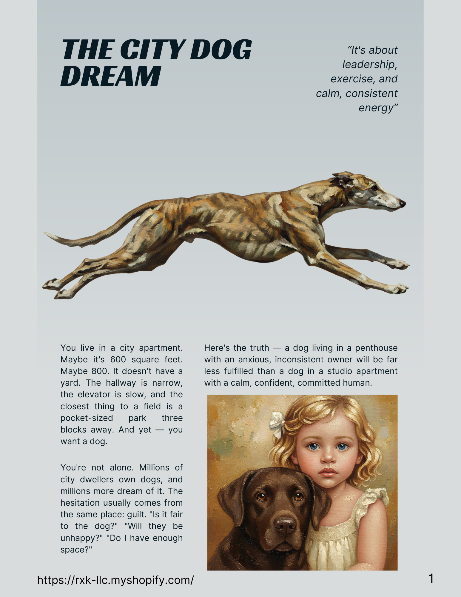 CITY PAWS - How to Raise a Happy Dog in a Small Space - Reading Journal for Dog Lovers