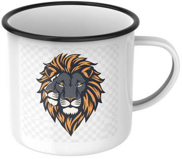 Majestic lion art - Blue Bold Lion design with vibrant colors. Digital download only
