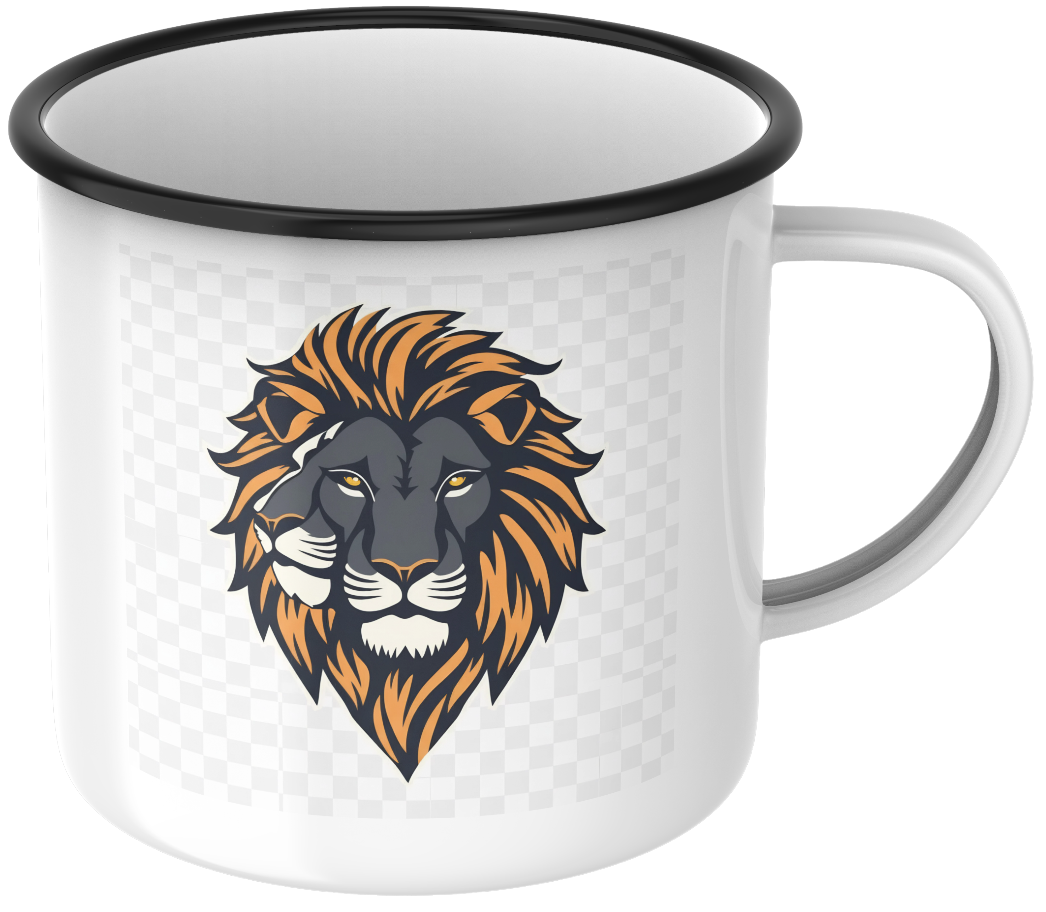 Majestic lion art - Blue Bold Lion design with vibrant colors. Digital download only