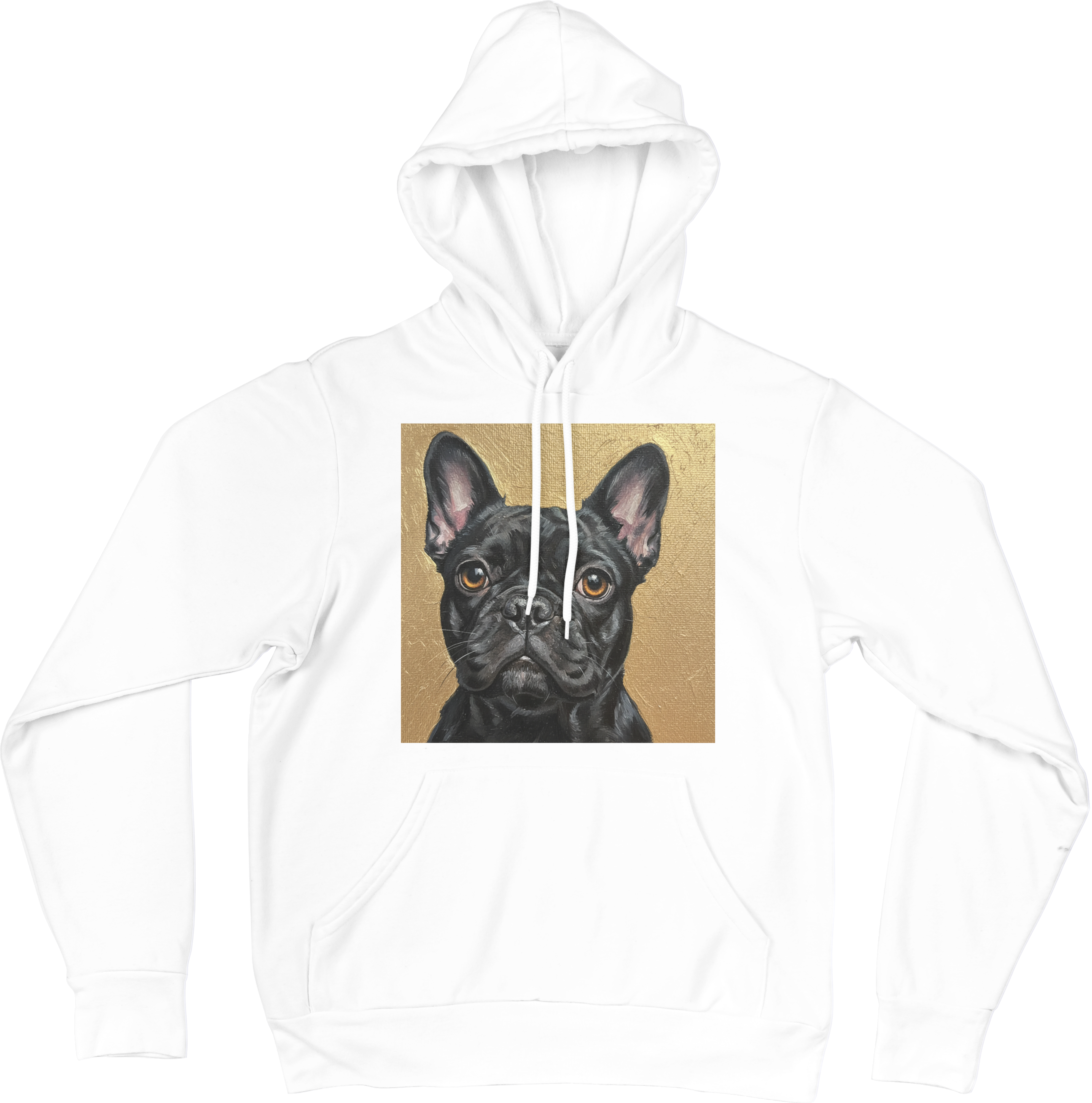 Gold Leaf Digital Print - Unique French Bulldog  Digital Print  Art for Home Décor | Digital Down Load Only